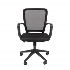 Кресло VT_Chairman 698 ткань TW черная, сетка черная SL (7022347) - фото 2