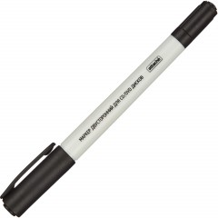 Маркер для CD Attache двусторонний черный 0,5/1,2 мм - фото 2