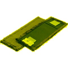 Насадка МОП 40х13 см микрофибра ухо+карман красный MF2090 - фото 3