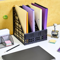 Лоток вертикальный для бумаг Attache сборный черный 6 отделений Лоток вертикальный для бумаг Attache сборный черный 6 отделений - фото 8