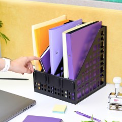 Лоток вертикальный для бумаг Attache сборный черный 6 отделений Лоток вертикальный для бумаг Attache сборный черный 6 отделений - фото 10