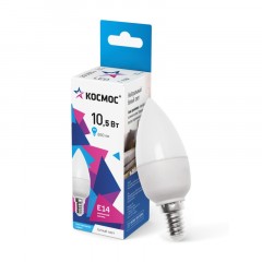 Лампа светодиодная КОСМОС BASIC CN 10.5W 220V E14 4500K - фото 3