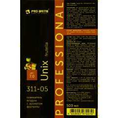 Профхим освежитель воздуха антибакт. Pro-Brite/Unix frutella, 0,5л_т/р - фото 4