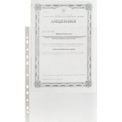 Файл-вкладыш А4 100шт., гладкаяЭлементари 0,035 мм Файл-вкладыш А4 100шт., гладкаяЭлементари 0,035 мм - фото 2