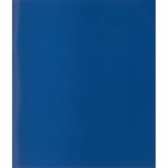 Тетрадь общая А5,96л,клет,скреп,обл.бумвинил,блок офсет-2 Синяя