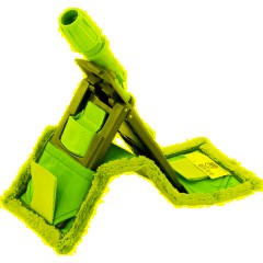 Держатель МОПа универс. пластик 40х11см т.серый/синий NPK195 - фото 5