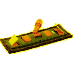 Держатель МОПа универс. пластик 40х11см т.серый/зеленый NPK195 - фото 2