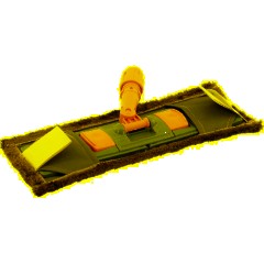 Держатель МОПа универс. пластик 40х11см т.серый/зеленый NPK195 - фото 3