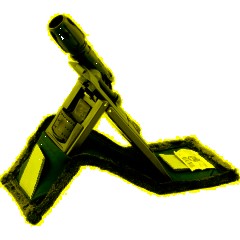 Держатель МОПа универс. пластик 40х11см т.серый/красный NPK195 - фото 4