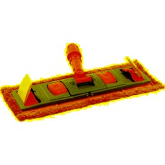 Держатель МОПа универс. пластик 40х11см т.серый/желтый NPK195 - фото 3