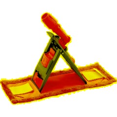 Держатель МОПа универс. пластик 40х11см т.серый/желтый NPK195 - фото 5