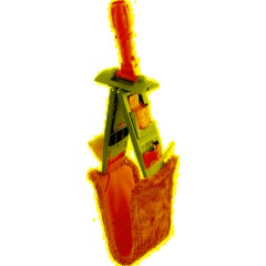 Держатель МОПа универс. пластик 40х11см т.серый/желтый NPK195 - фото 6