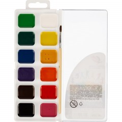 Краски акварельные Луч Классика 12 цв., с кистью, 19С 1287-08 - фото 2