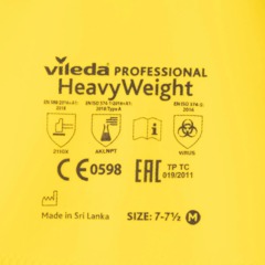 Перчатки резиновые Vileda Profes латекс/неопр зел/жел рL 120269/174307 - фото 4