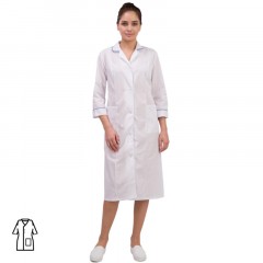 Халат для медицинского персонала м02-ХЛ женский (р.48-50) 158-164 Халат для медицинского персонала м02-ХЛ женский (р.48-50) 158-164 - фото 2