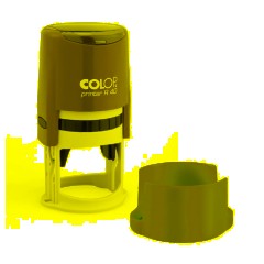Оснастка для печати круг.с крышкой Pr. R40 бирюзовая Colop Австрия - фото 2