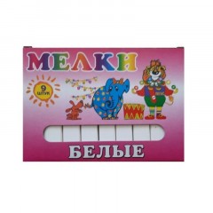 Мел школьный белый 9 шт., Пегас Мел школьный белый 9 шт., Пегас - фото 2
