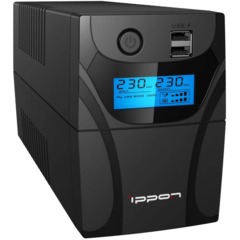 ИБП Ippon Back Power Pro II 500 500VA 300Вт IEC(4) черный(1030299) - фото 3