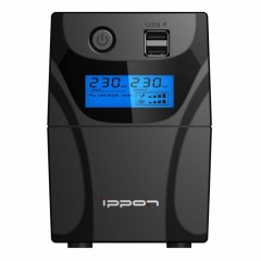 ИБП Ippon Back Power Pro II 500 500VA 300Вт IEC(4) черный(1030299) ИБП Ippon Back Power Pro II 500 500VA 300Вт IEC(4) черный(1030299) - фото 3