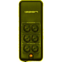 ИБП Ippon Back Verso 800 800ВА 420Вт EURO(4+2) черный - фото 2