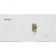 Папка-регистратор Комус Экономи 75мм белый жасмин,ПБП1,карм.кор.,мет.уг - фото 8