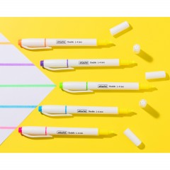 Набор текстовыделителей Attache Double 1-4 мм наб 6 цв 5 маркеров - фото 20