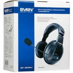 Гарнитура SVEN AP-860MV, черная Гарнитура SVEN AP-860MV, черная - фото 2