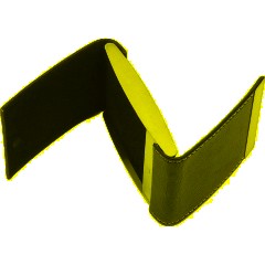 Визитница металлическая двухсторонняя (отд.искусств. кожа, 63х96 мм) 80105 - фото 3