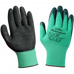 Перчатки защитные Rubisense арт.pe15nl полиэфир с латекс.текстурир.покр. р9 - фото 2