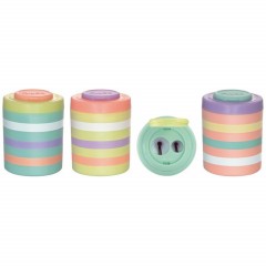 Точилка Milan SUGAR, 2 отверстия, пластик, цвет в ассорт. - фото 2