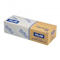 Ластик каучуковый Milan 124 овальный для стирания графита, цв. в ассорт - фото 6