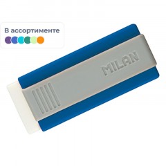 Ластик пластиковый Milan Office 320 белый, в пластиковом держателе (в асс.) Ластик пластиковый Milan Office 320 белый, в пластиковом держателе (в асс.) - фото 2