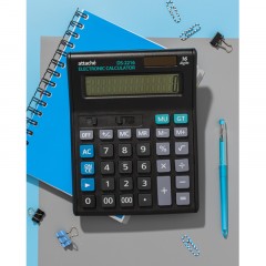 Калькулятор настольный ПОЛНОРАЗМЕРНЫЙ Attache Economy 16 разр., черный Калькулятор настольный ПОЛНОРАЗМЕРНЫЙ Attache Economy 16 разр., черный - фото 10