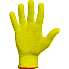 Перчатки защитные нейлоновые белые размер 10 - фото 2