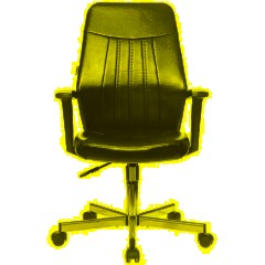 Кресло VB_EChair-224 DSL PPU к/з черный, хром - фото 2