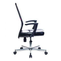 Кресло VB_EChair-224 DSL PPU к/з черный, хром Кресло VB_EChair-224 DSL PPU к/з черный, хром - фото 3