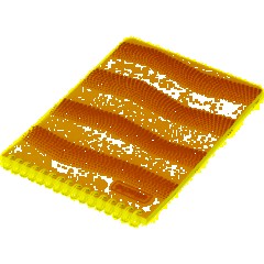 Блокнот WAVES оранжевый А5 спираль 50л. пласт. - фото 4