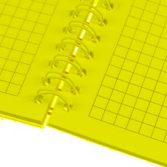 Блокнот WAVES оранжевый А5 спираль 50л. пласт. - фото 8