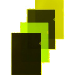 Папка уголок 100мкм OfficeSET прозрачный, 100шт/уп - фото 5