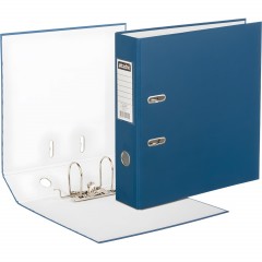 Папка-регистратор 80 мм Attache , синий Экономи,ПБП1,карм.кор - фото 2