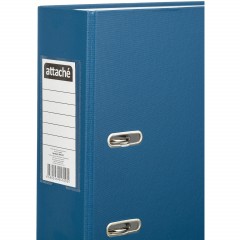 Папка-регистратор 80 мм Attache , синий Экономи,ПБП1,карм.кор - фото 5