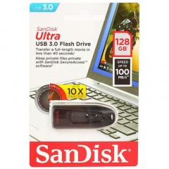 Флеш-память SanDisk Ultra, 128Gb, USB 3.0, чер, SDCZ48-128G-U46 Флеш-память SanDisk Ultra, 128Gb, USB 3.0, чер, SDCZ48-128G-U46 - фото 3