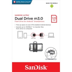 Флеш-память SanDisk Ultra Dual Drive, 64Gb, USB 3.0, micUSB, SDDD3-064G-G46 - фото 2