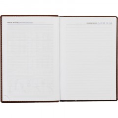 Ежедневник недатированный коричн, А5, 148x218, 352стр, Agenda - фото 17