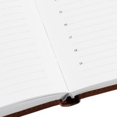 Ежедневник недатированный коричн, А5, 148x218, 352стр, Agenda - фото 22
