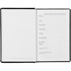 Ежедневник недатированный черн, А6, 100x150, 320стр, Agenda Ежедневник недатированный черн, А6, 100x150, 320стр, Agenda - фото 11