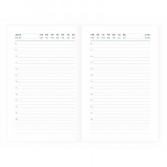 Ежедневник недатированный черн, А6, 100x150, 320стр, Agenda Ежедневник недатированный черн, А6, 100x150, 320стр, Agenda - фото 3