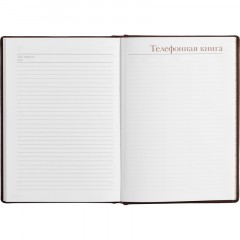 Ежедневник недатированный А5+, 136л, VELVET бордовый  3-115/02 - фото 19