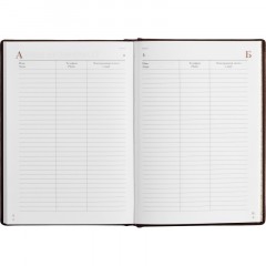 Ежедневник недатированный А5+, 136л, VELVET бордовый  3-115/02 - фото 20