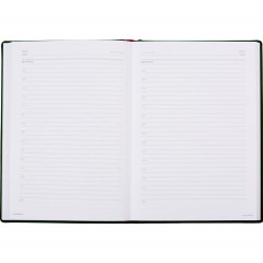 Ежедневник недатированный А5+, 136л, VELVET зеленый  3-115/05 - фото 4